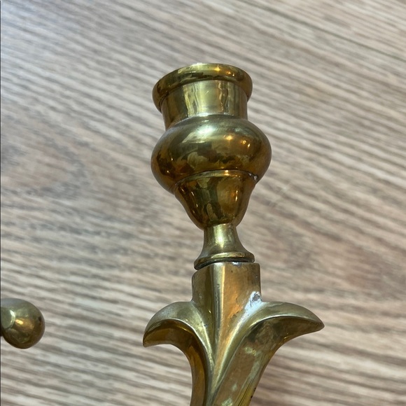 Vintage Elegant Brass Wall Sconces Set of 2 The Import Collection India - Picture 4 of 12